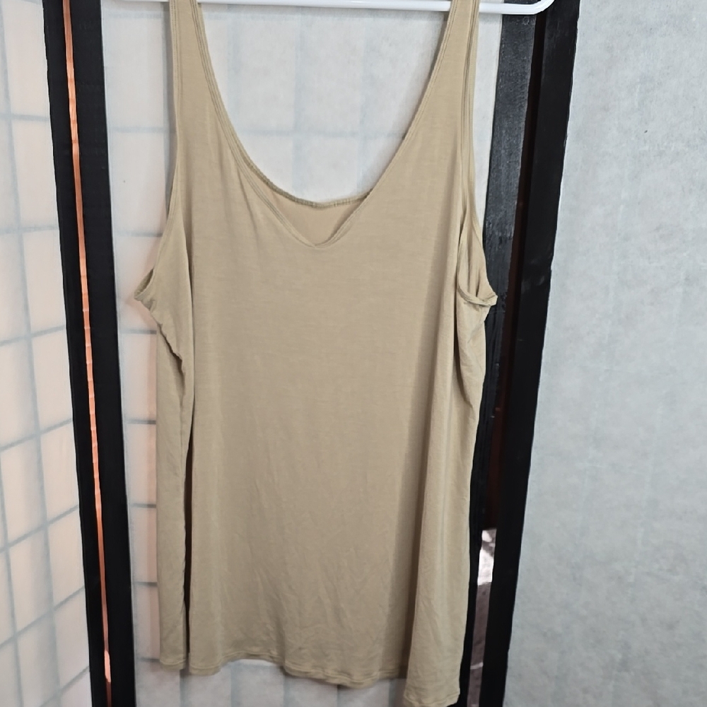 Women's Beige Tank Top